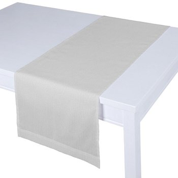 Bieżnik prostokątny pasy Linen, biały, 40x130 cm - Dekoria
