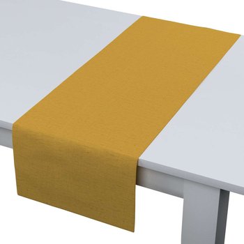 Bieżnik prostokątny, żółty, 40 × 130 cm, Linen - Dekoria