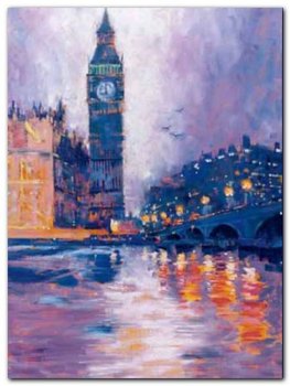 Big Ben, London plakat obraz 60x80cm - Wizard+Genius