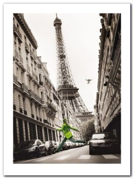 Big Jump In Paris plakat obraz 60x80cm - Wizard+Genius