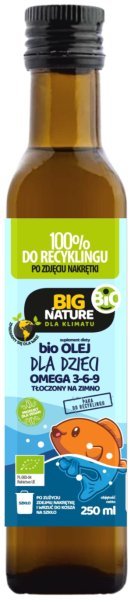 Big Nature Olej dla dzieci OMEGA 3-6-9 250 ml bio