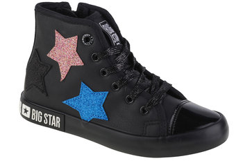 Big Star Shoes J II374028, dla dziewczynki, trampki, Czarne - Big Star