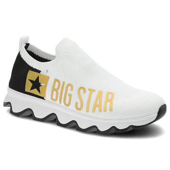 Big Star, Sneakersy, JJ274A142 Biały/Czarny/Złoty, rozmiar 39 - Big Star