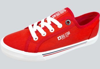 Big Star trampki damskie czerwone buty HH274061 41 - Big Star Shoes