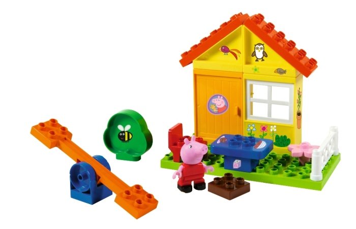 Big, Świnka Peppa, klocki Domek letni