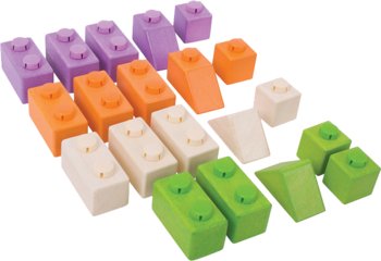 Bigjigs, klocki drewniane Basic Set - Bigjigs