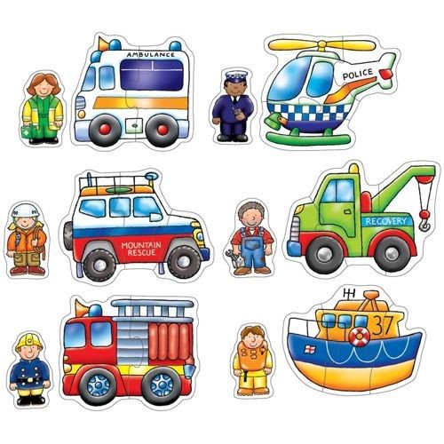 Bigjigs, puzzle Oddział ratunkowy