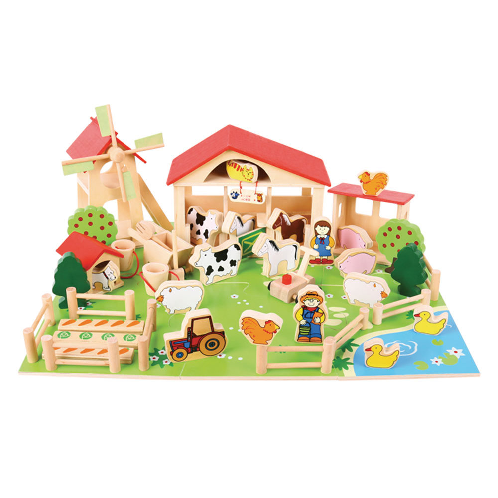 Bigjigs Toys, figurki Zabaw się w farmera