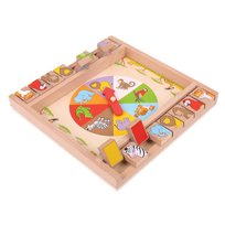 Bigjigs Toys, gra planszowa Zakryj Zwierzątka