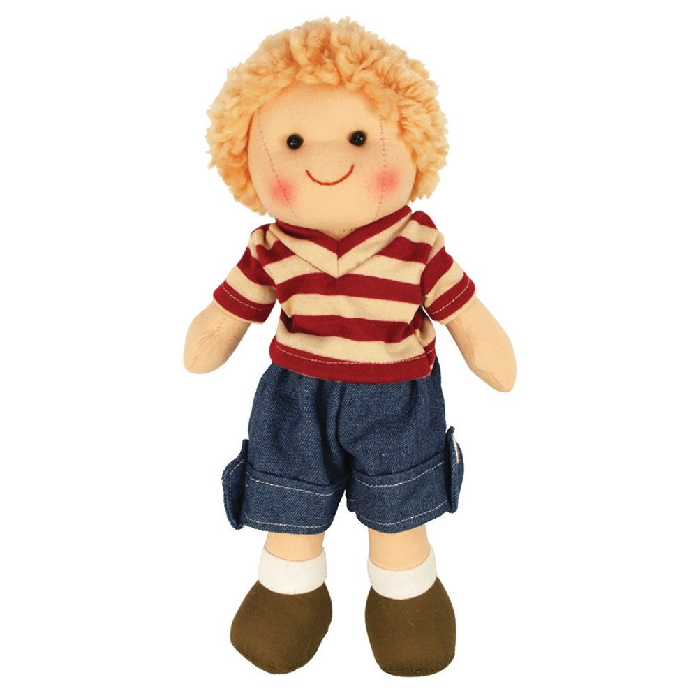 Bigjigs Toys, lalka szmaciana Adaś