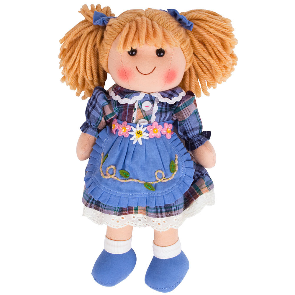 Bigjigs Toys, lalka szmaciana Karolina
