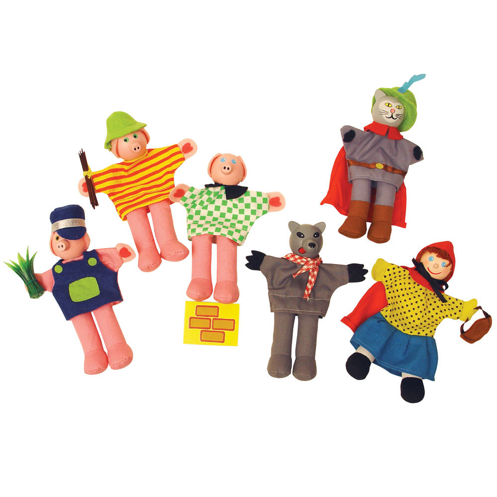 Bigjigs Toys, pacynki Czerwony Kapturek