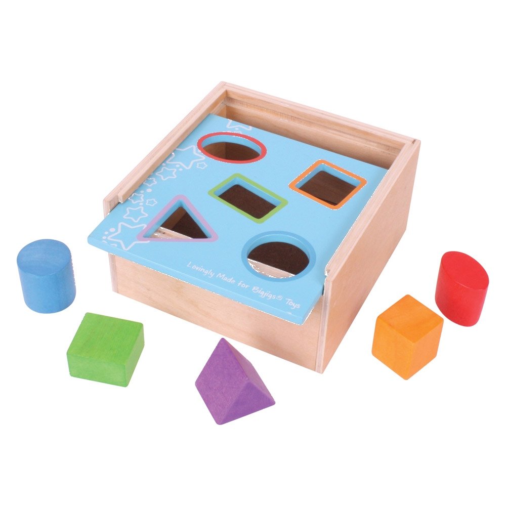 Фото - Кубик і сортер Bigjigs Toys, pierwszy sorter klocków