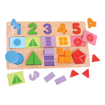 Bigjigs Toys, puzzle Moje pierwsze ułamki - Bigjigs