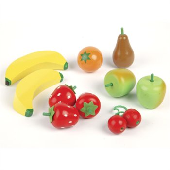 Bigjigs Toys, Tidlo, owoce drewniane do zabawy w jedzenie - Bigjigs
