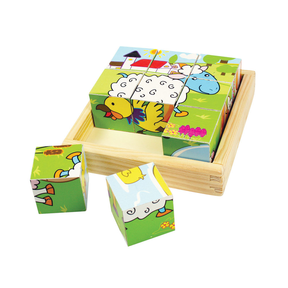 Bigjigs Toys, układanka klockowa