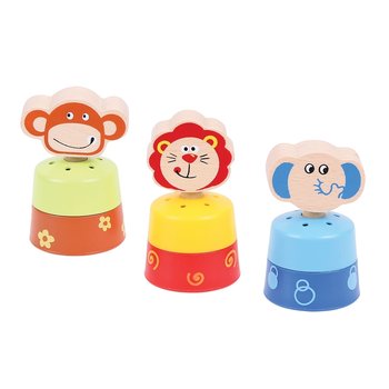 Bigjigs Toys, zabawka interaktywna Hałaśliwe zwierzątka Safari - Bigjigs Toys