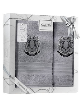 Bilge Komplet Ręczników Pames Light Grey Prezent - Bilge Ev Tekstil