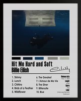 Billie Eilish Hit Me Hard and Soft obraz ramka album prezent 40x30 cm BELATONI