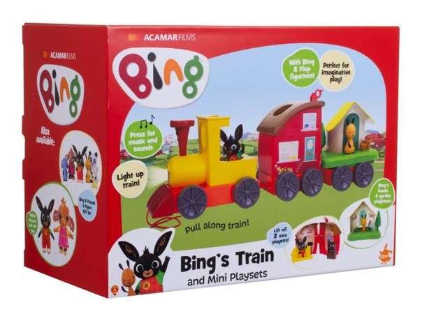 Фото - Автотрек / залізниця Golden Bear Bing, zabawka edukacyjna pociąg Binga 