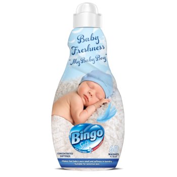 BINGO SOFT KONCENTRAT DO PŁUKANIA I ZMIĘKCZANIA TKANIN BABYBOY 1440 ML - Bingo