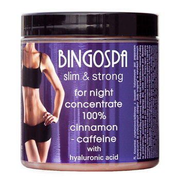 BINGOSPA, Koncentrat Na Noc Cynamonowo-kofeinowy Z Kwasem Hialuronowym Slim & Strong - BINGOSPA