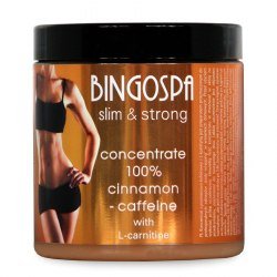 BINGOSPA SLIM&STRONG Koncentrat 100% 250g cynamonowo-kofeinowy z L-karnityną - BINGOSPA