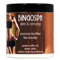 BINGOSPA SLIM&STRONG Masło kakaowe do ciała z komórkami macierzystymi cytrusów, retinolem i d-panthenolem 250g  