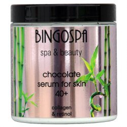 BINGOSPA SPA&BEAUTY Czekoladowe serum 40+ z kolagenem i retinolem 250g   - BINGOSPA