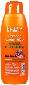 Bingospa, szampon wzmacniający z keratyną, 500 ml - BingoSpa