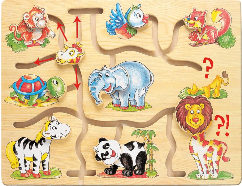 Zdjęcia - Puzzle i mozaiki Bino , gra motoryczna Zoo 