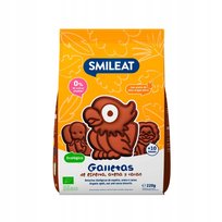 BIO Herbatniki z orkiszu, kakaowo-jabłkowe 10m+, 220 g Smileat