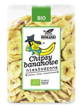 Bio Planet, chipsy bananowe niesłodzone bio, 350 g - Bio Planet