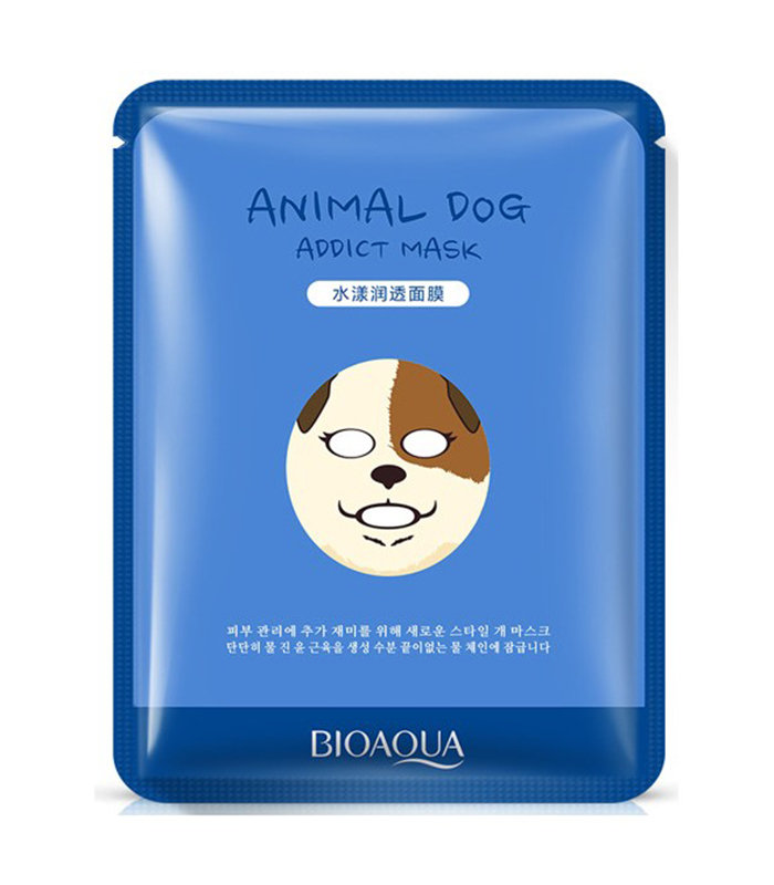 Zdjęcia - Maska do twarzy BIOAQUA , Animal Dog, rozjaśniająca  w formie płata, 30 g 