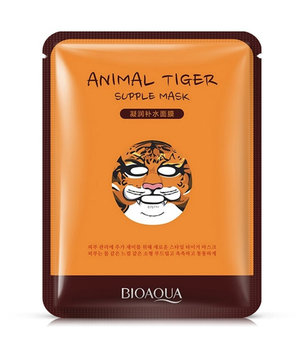 Bioaqua, Animal Tiger, nawilżająca maska do twarzy w formie płata, 30 g - Bioaqua