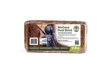 Biococo Peat Brick Brykiet Kokosowy 0.6Kg Foliowane