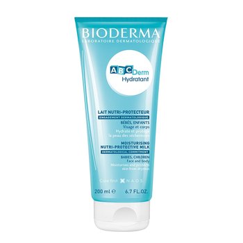 Bioderma Abcderm Hydratant, krem-mleczko ultra-nawilżający dla dzieci i niemowląt, 200ml - Bioderma