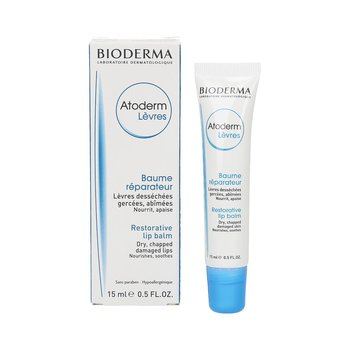 Bioderma, Atoderm, odżywczo-regenerujący balsam do ust, 15 ml - Bioderma