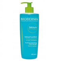Bioderma, Sebium, antybakteryjny żel do mycia twarz, 500 ml