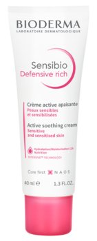 Bioderma, Sensibio Defensive Rich, Krem łagodząco odżywczy o bogatej konsystencji, 40 ml - Bioderma