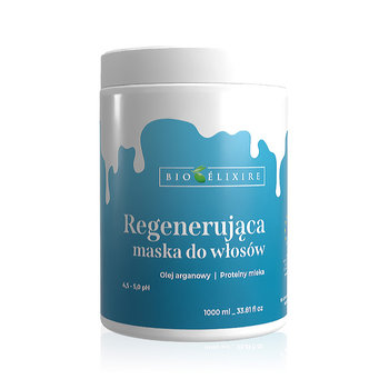 Bioelixire Regenerująca maska do włosów -Olej arganowy, proteiny mleka 1000 - Bioelixire
