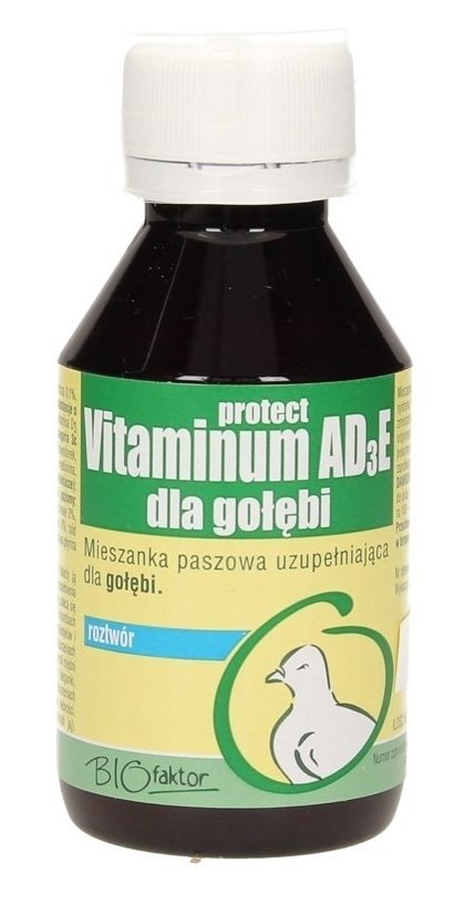 Фото - Корм для птахів BIOFAKTOR Vitaminum AD3E dla gołębi 100ml (płyn)
