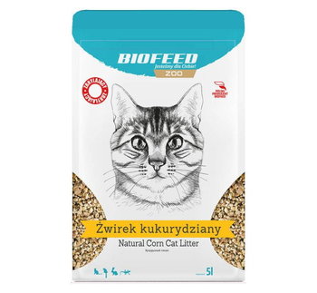 Biofeed Naturalny Żwirek Kukurydziany Corn Cat Dla Kota 5L - Inna marka