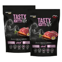 BIOFEED Tasty dog life junior cielęcina 90% 2x500g