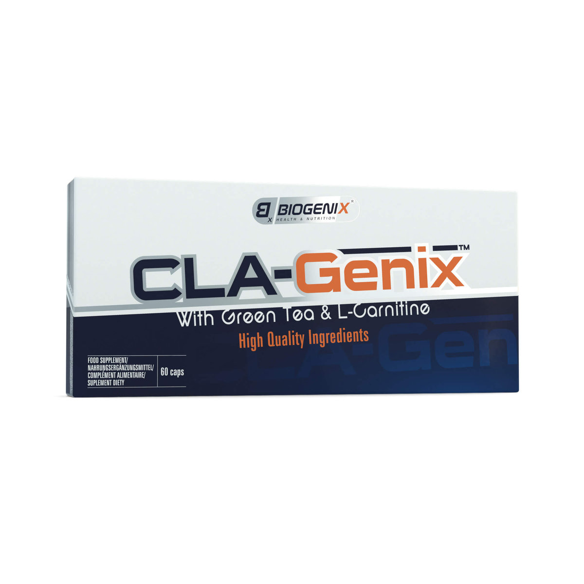Фото - Вітаміни й мінерали Biogenix CLA-Genix® with Green Tea & L-Carnitine - Suplement diety, 60 kap