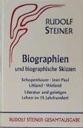 Biographien und biographische Skizzen 1894 - 1905 - Steiner Rudolf