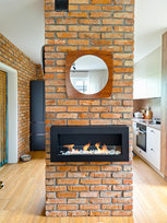 Biokominek Box 900x400 czarny z szybą