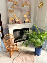 Biokominek Koloseum Portalowy Pula z szybą