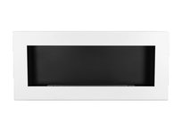 Biokominek wiszący 900x400 Box biały strukturalny mat