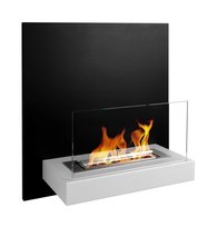 Biokominek wiszący Board czarno-biały 45x47x16,5cm